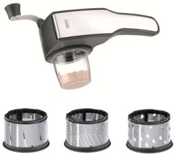 Gefu Trommelreibe Pecorino Laser Cut mit 3 Trommeln 