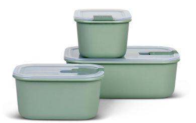 Mepal Set Easyclip 3-tlg. (2x450 ml+1000 ml) Nordic Sage 