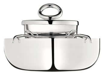 Christofle Kaviarservice Klein Vertigo Versilberte 