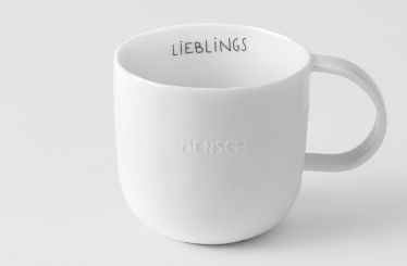 Räder Guten Morgen Tasse Lieblingsmensch 300ml 12x8,5x8cm 