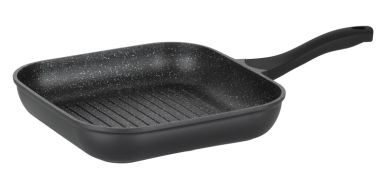 Kela Grilleckpfanne 28 cm Stella Nova Aluguss schwarz 