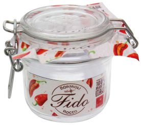 Einkochwelt Drahtbügelglas Fido rund 255 ml 