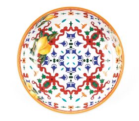 Guzzini Teller tief 21,5 cm Flower&Lemon 