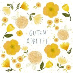 Paperproducts Servietten 33x33 cm Guten Appetit 