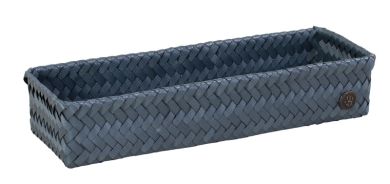 Handed By Basket rechteckig Fit Long steel blue 