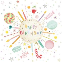 Paperproducts Servietten 25x25 cm Turnowsky B´day 