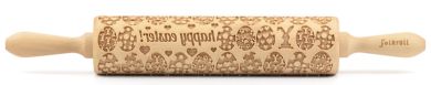 Folkroll 3D-Motiv-Teigrolle 43 cm Happy Easter 