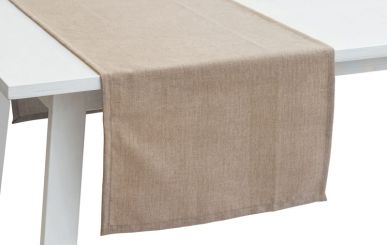 Pichler Tischdecke 150x250 cm Panama taupe 