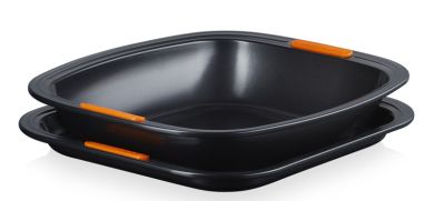 Le Creuset 2er-Set Brat- und Auflaufform 33 cm + Backblech 31 cm 