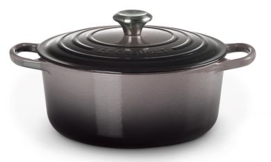 Le Creuset Bräter Rund Signature 26 cm Flint 
