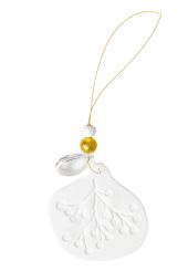 Räder Winterzauber Porzellanornament Beerenzweig 5,5x6cm 