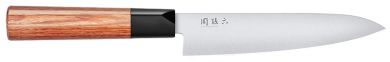 Kai Kochmesser mit Red Wood Griff 6"" (15,0 cm) Seki Magaroku Red Wood" 