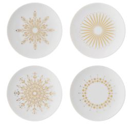 Rosentahl Studio Line Tac Gropius Festive Celebration Set 4 Teller Fl.10 cm Tac Stars 