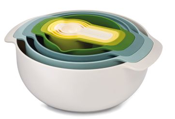 JosephJoseph Nest 9 Plus 9-tlg. Essensvorbereitungsset opal 
