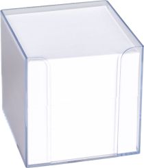 Brunnen Zettelbox 9,5x9,5 transparent 