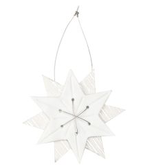 Räder Wunschstern silberne Streifen Ø 6 cm 