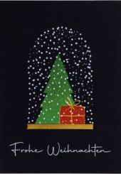 Räder Cloche Karte Frohe Weihnachten 