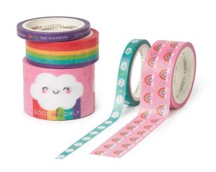 Legami 5er-Set Papier-Klebebänder Rainbow 