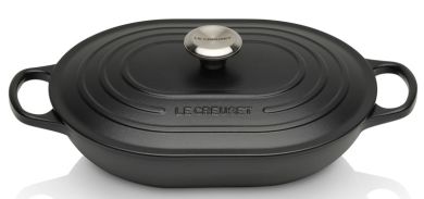 Le Creuset Bräter Oblong Signature 31 cm Schwarz 