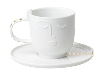 Räder Tischgestalten Tasse Calda Mit Untertasse 7,8x10,1x8,3 cm 