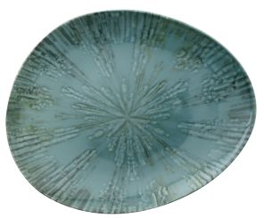 Arthur Krupp Teller flach 31x26cm Fusion Blue 