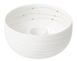 Räder Kerzenschälchen Punktlinien D.9,4cm H.5cm 