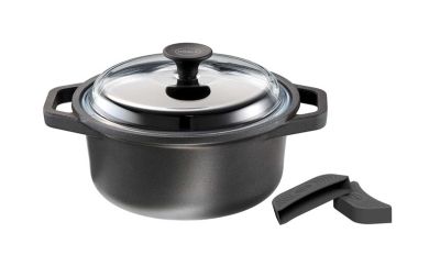 Rösle Kochtopf Ø 20 cm Cadini Aluguss Proresist Mit Glasdeckel 