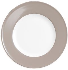 Dibbern Solid Color Kiesel Teller flach 19 cm Fahne 