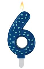 Legami Maxi-Kerze für Torte Blue 6 