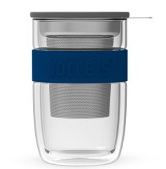 Boddels Glasbecher Seev 380 ml nachtblau 