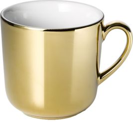 Dibbern Solid Color Gold Becher mit Henkel 0,32 L 
