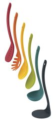 JosephJoseph Nest Utensils Plus Kompaktes 6-tlg. Küchenhelfer Set 