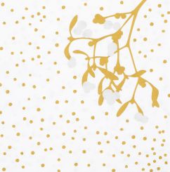 Räder Serviette 33x33cm Mistelzweig 