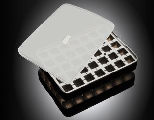 Lurch Ice Former Würfel 2x2 cm Schwarz Transparent 