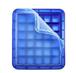 Lurch Iceformer Arctic Würfel 3X3Cm Blau/Transparent 