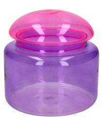 Gift Company Voile Glasdose L Borosilikatglas neon pink/lila gs 