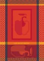 Garnier-Thiebaut Geschirrtuch Le Poivron Tango 56x77 cm 