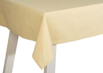 Pichler Tischdecke 150x250 cm Faro vanille 90% CO 10% PES 
