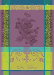 Garnier-Thiebaut Geschirrtuch Les Mures Violet 56x77 cm 100% Baumwolle 