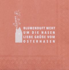 Räder Cocktailserviette 25x25cm Blumenduft 