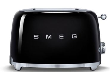 Smeg Toaster 2-Schlitz Schwarz 