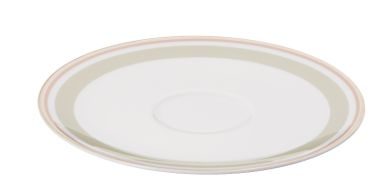 Dibbern Capri Untertasse 0,20 L / 0,25 L Khaki / Rosé 