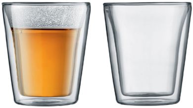 Bodum Canteen 2 Stk. Glas Doppelwandig 0,2 L 