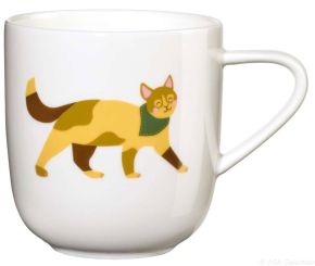 ASA Selection Henkelbecher Kater Kasimir Kids L 8 cm B 8 cm H 8,5 cm 