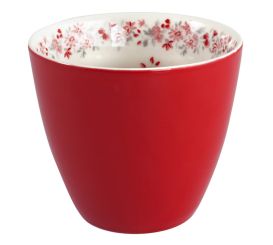 Greengate Latte Becher red Emberly inside 