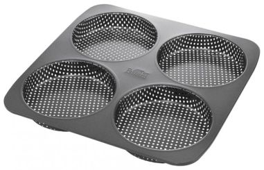 Birkmann Burger Brötchen Laib und Seele 4-fach 28x28x2,8 cm Ø 12 cm 