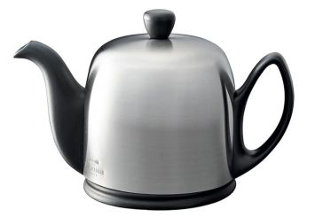 Guy Degrenne Teekanne 4 Tassen Salam schwarz matt 