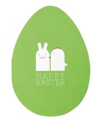 Räder Osterkarte Ei, Happy Easter 