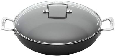 Le Creuset Alu Profipfanne mit Glasdeckel 30 cm 