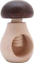 Hansi Nussknacker Buchenholz PILZ Ø 5,5 / H 9 cm 